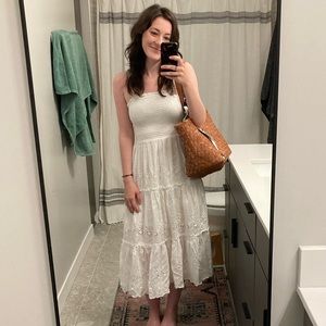 White cotton dress